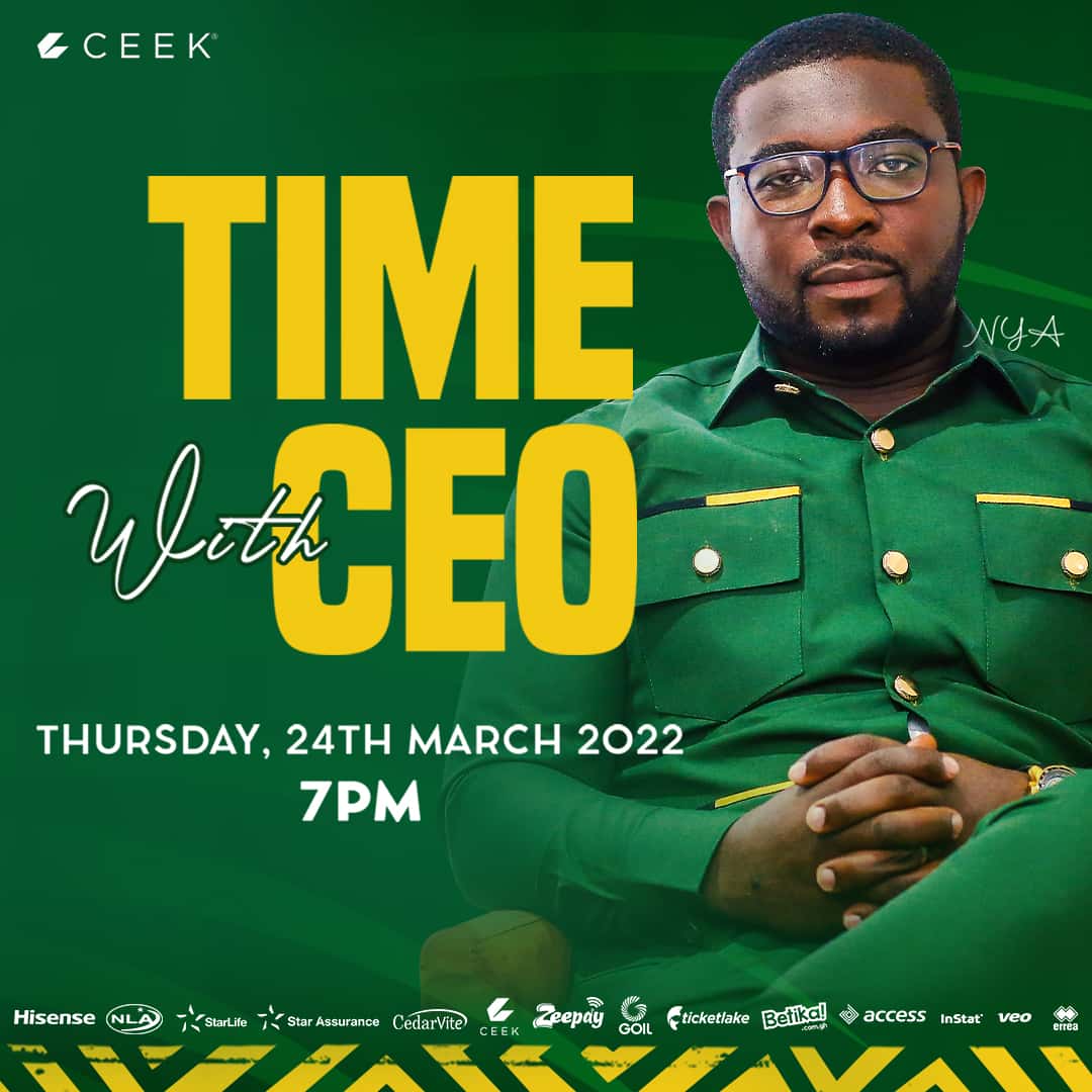 Time with CEO 24th March 2022 ceek.com